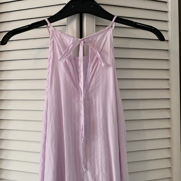 Bella Dahl lavender colour, halter neck striped mini dress, size XS - Picture 3 of 5